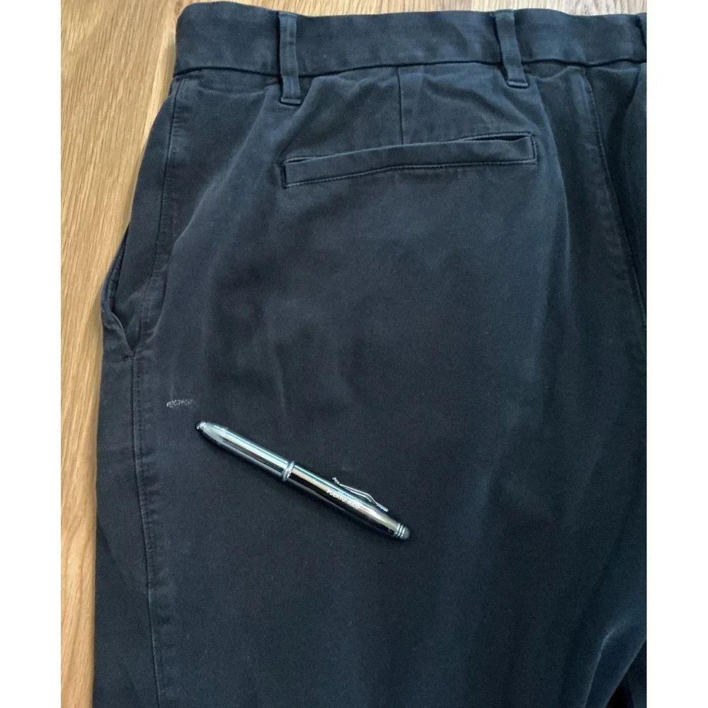 Everlane Uniform Slim Fit Chinos Blue sz 33 Hemmed‎ 28